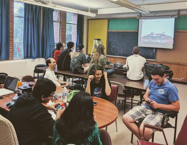 Celt-X social — playing video games at the Robodrome